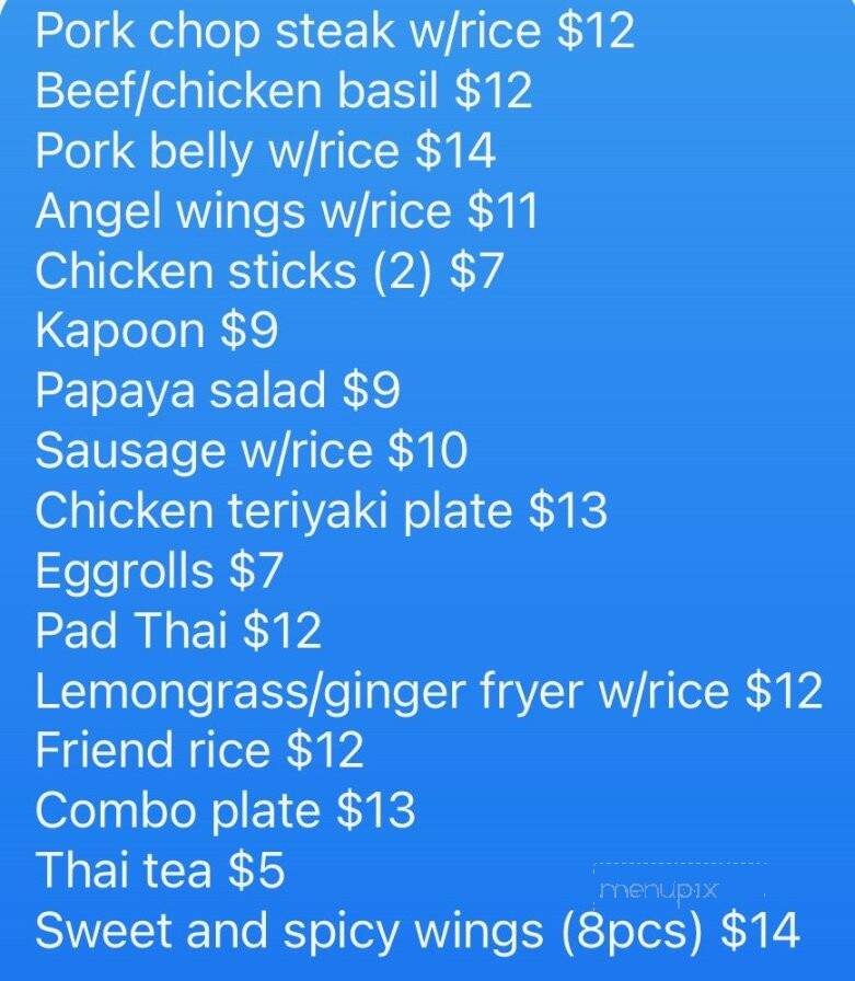 Rice-on-Wheels - Fresno, CA menu_pic
