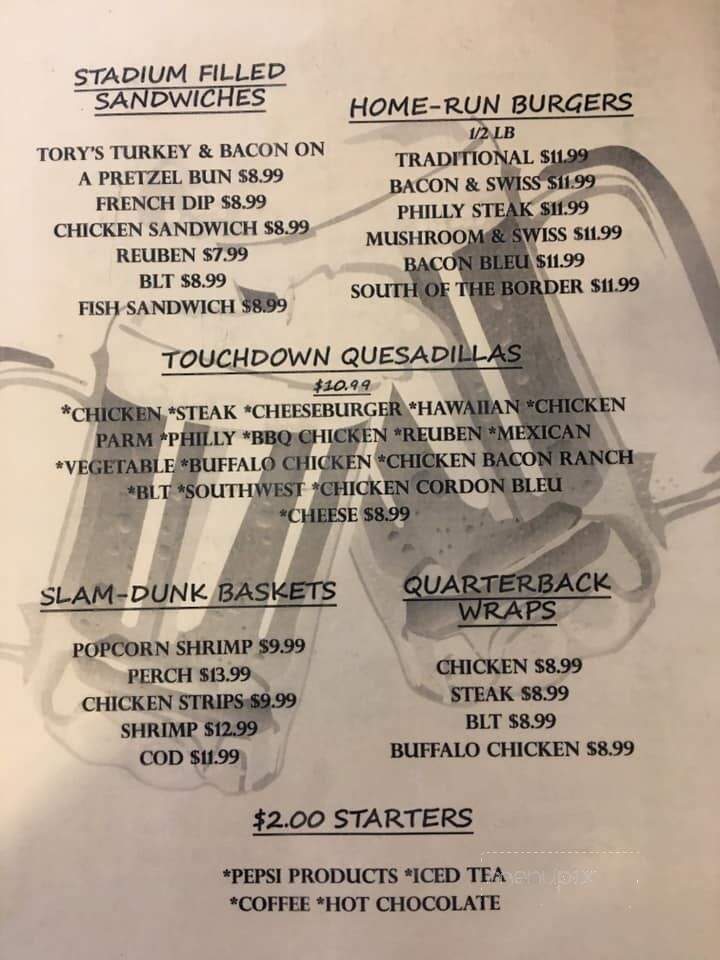 Westpark Motor Inn - Sandusky, MI menu_pic