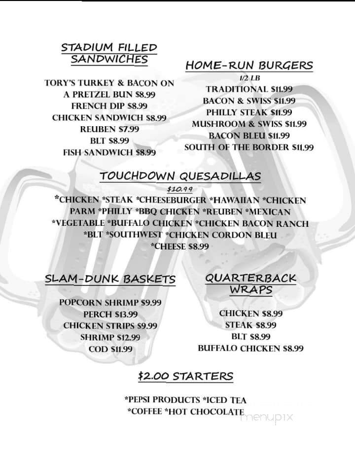 Westpark Motor Inn - Sandusky, MI menu_pic