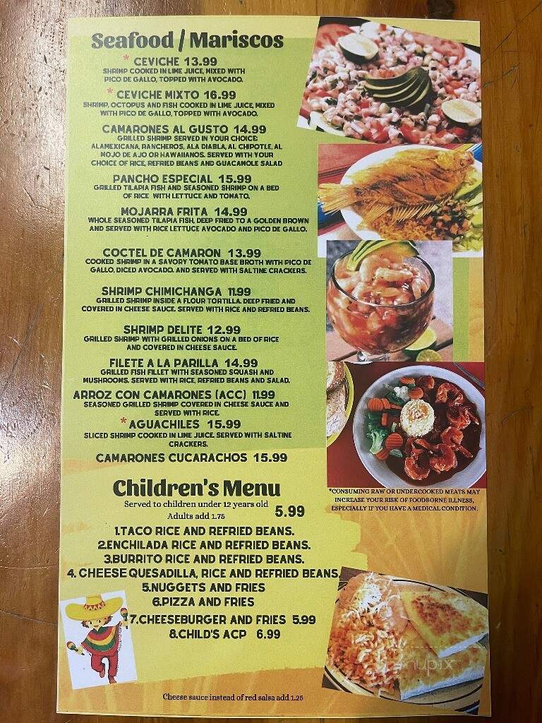 Chillie Verde Mexican - Wilkesboro, NC menu_pic