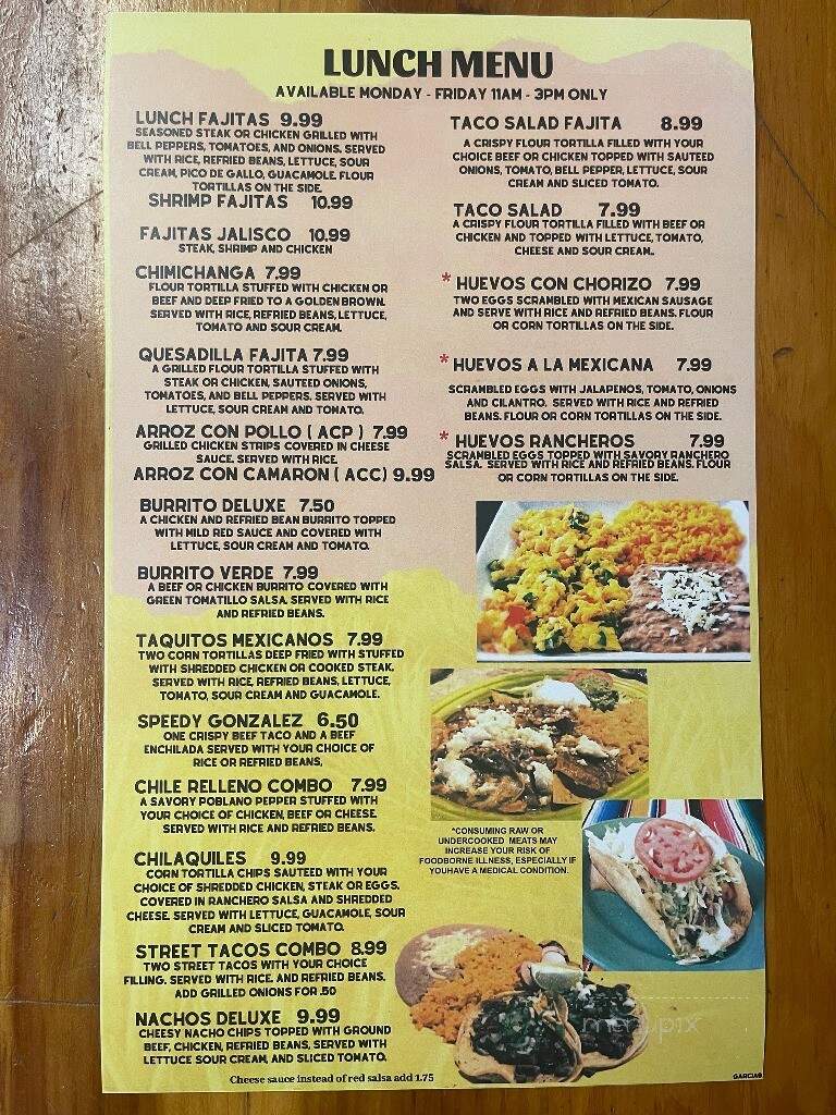 Chillie Verde Mexican - Wilkesboro, NC menu_pic