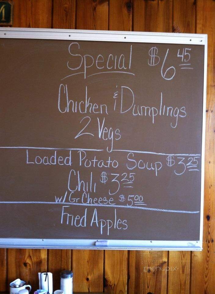 Moss's Coach House - Adams, TN menu_pic