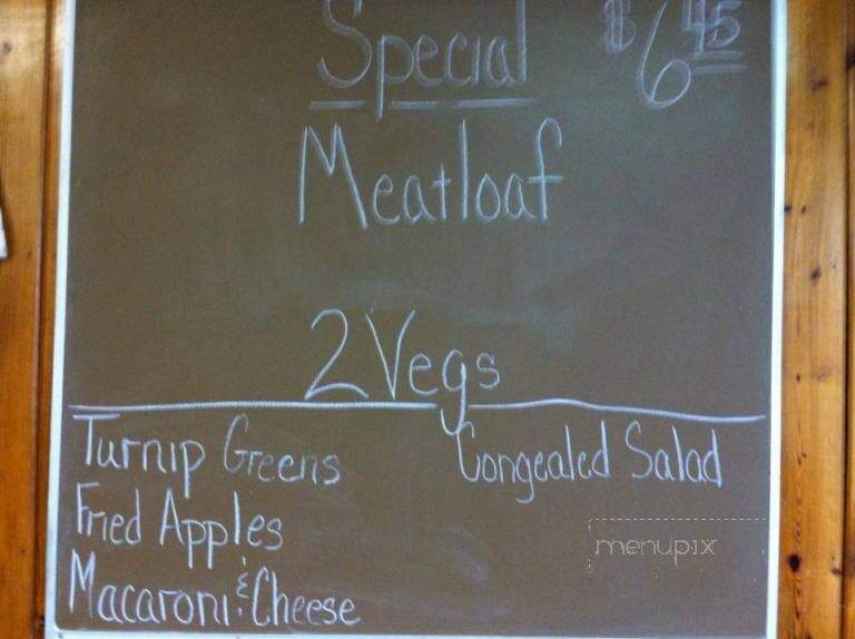 Moss's Coach House - Adams, TN menu_pic