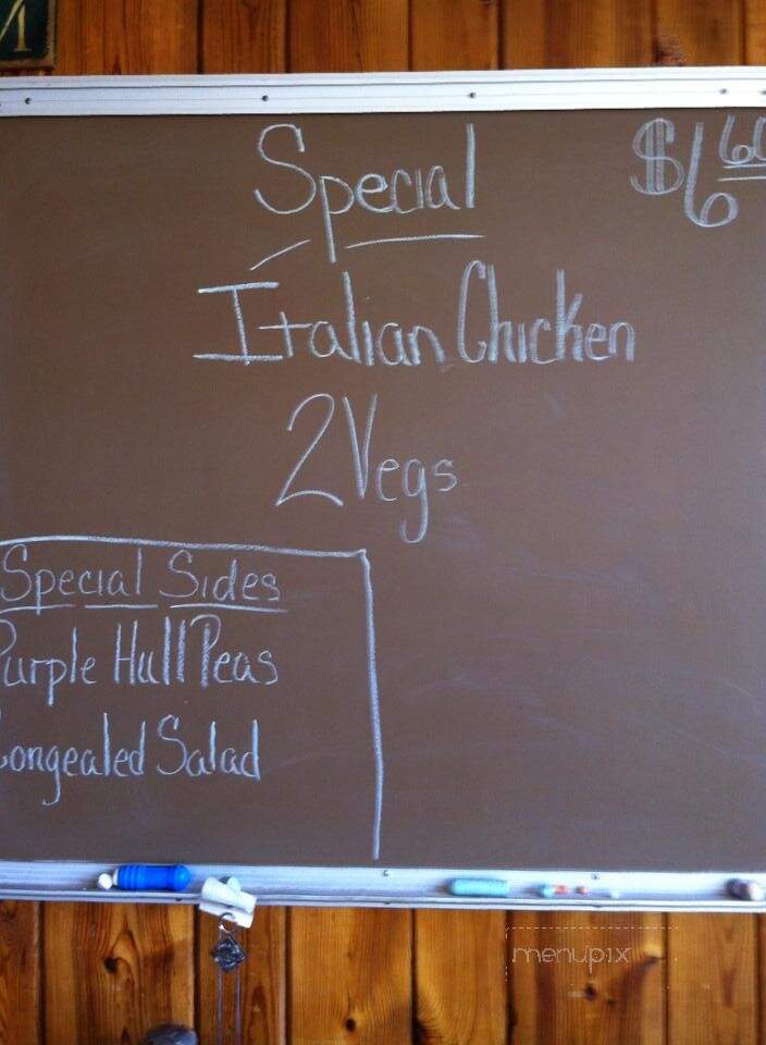 Moss's Coach House - Adams, TN menu_pic