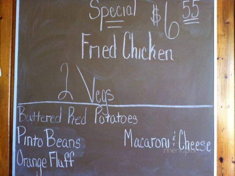 Moss's Coach House - Adams, TN menu_pic