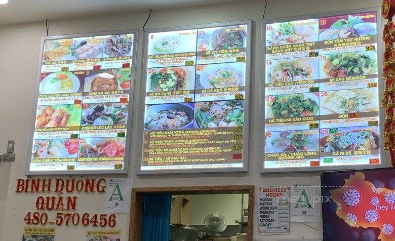 Binh Duong Quan - Mesa, AZ menu_pic