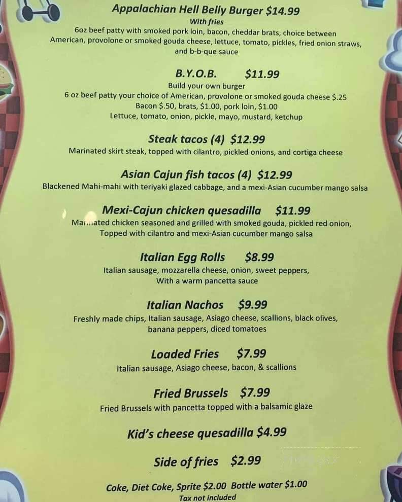 Mica Town Brewing - Marion, NC menu_pic