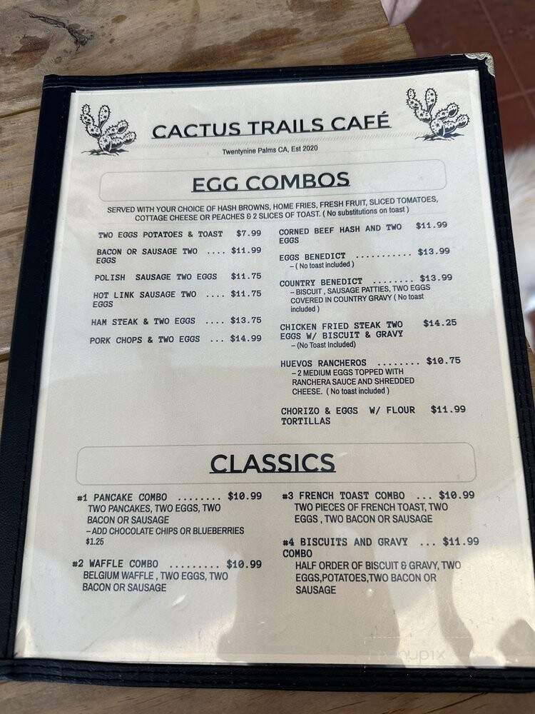 Cactus Trails Cafe - Twentynine Palms, CA
