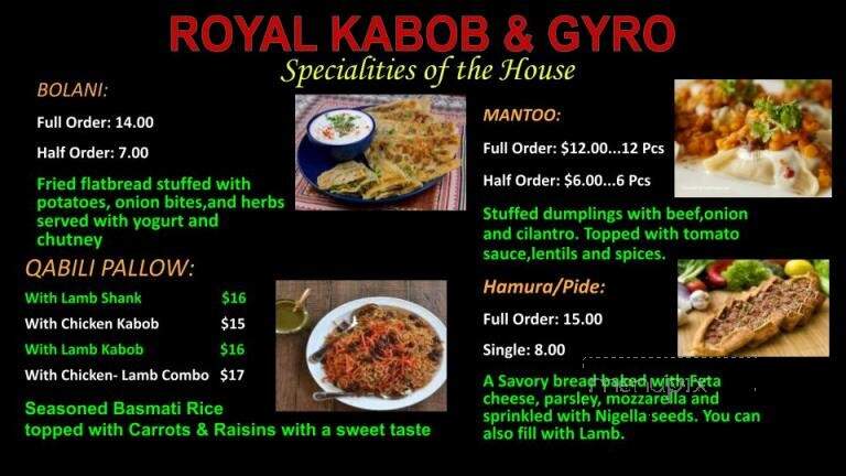 Royal Kabob & Gyro - Elk Grove, CA menu_pic