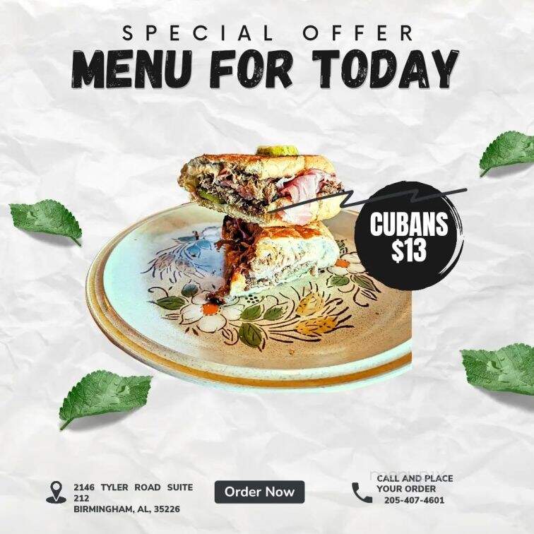 The Electric - Hoover, AL menu_pic