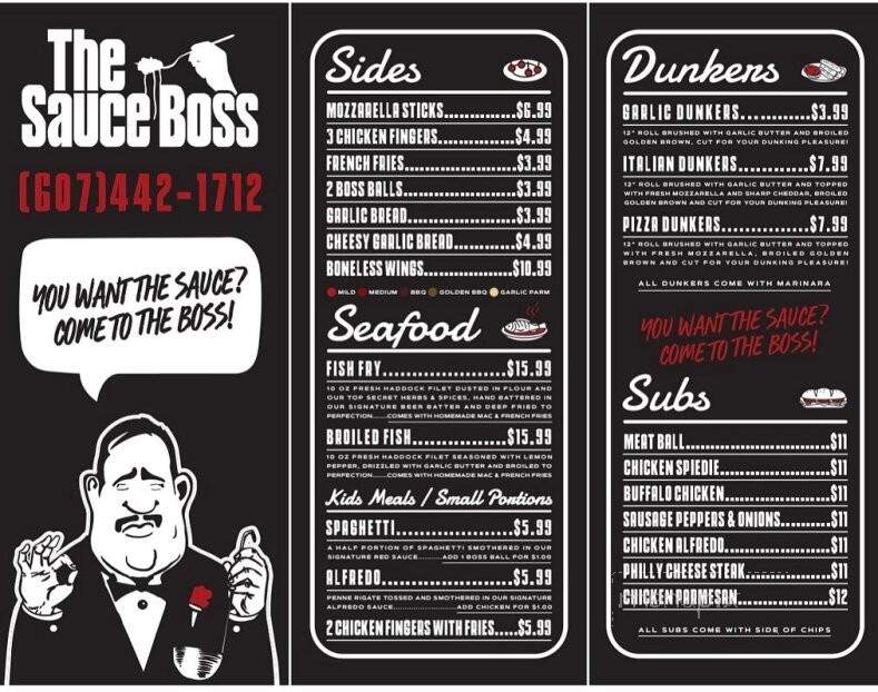 The Sauce Boss - Horseheads, NY menu_pic