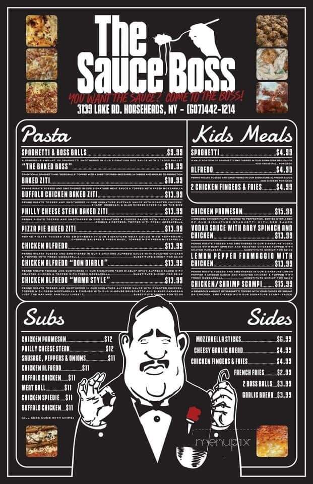 The Sauce Boss - Horseheads, NY menu_pic