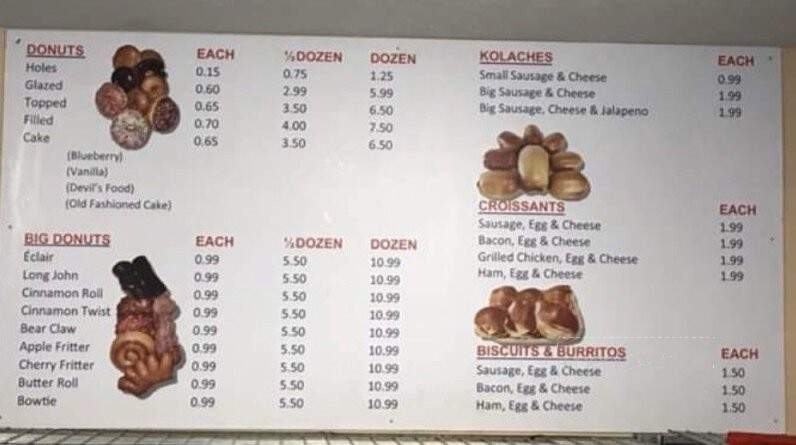Powderly Donuts - Powderly, KY menu_pic
