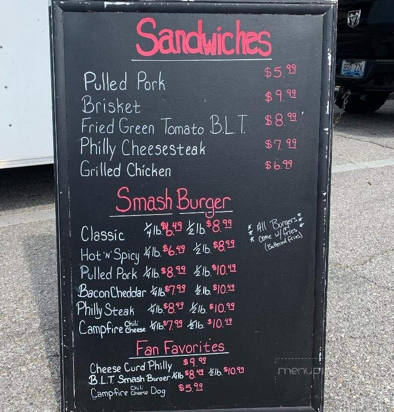 Sawstone Brewing - Morehead, KY menu_pic