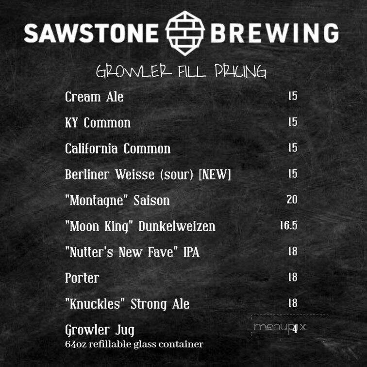Sawstone Brewing - Morehead, KY