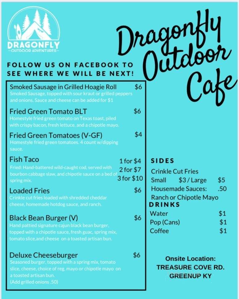 Sawstone Brewing - Morehead, KY menu_pic