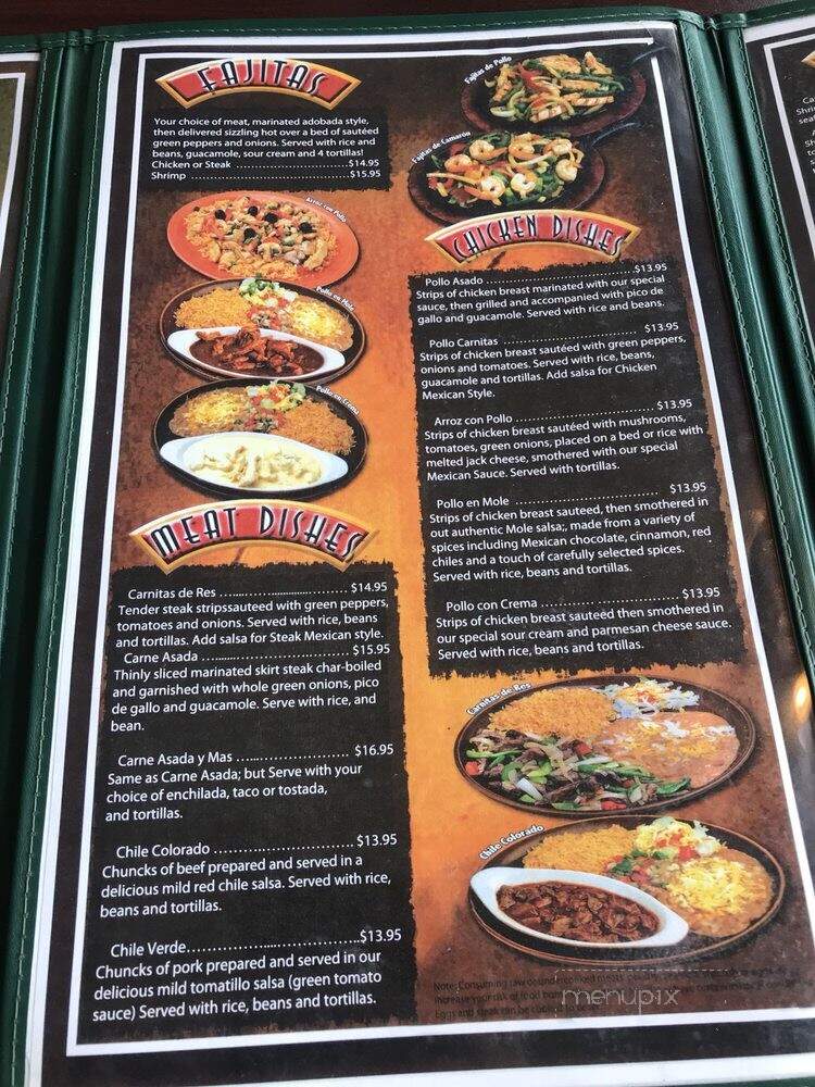 El Ixtapa - Medical Lake, WA menu_pic