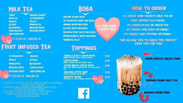 Mr Boba's Asian Cafe - St Augustine, FL menu_pic