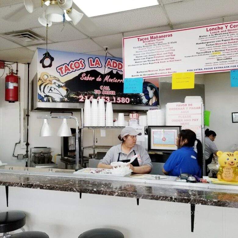 Tacos La Addiccion - Dallas, TX menu_pic