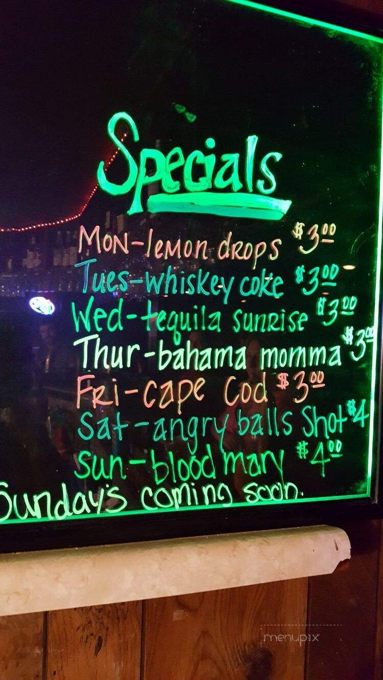 Shirleys' - Springdale, AR menu_pic