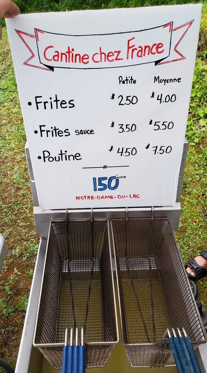 Cantine Chez France - Notre-Dame-Du-Lac, QC