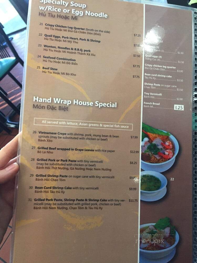 Pho Mai - San Bernardino, CA menu_pic