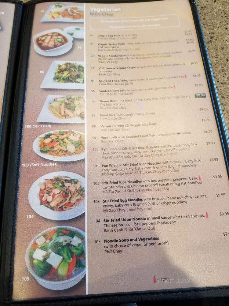 Pho Mai - San Bernardino, CA menu_pic