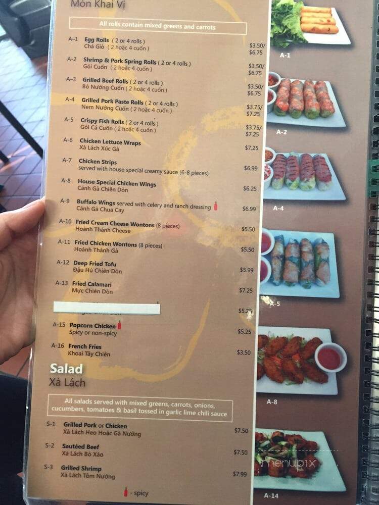 Pho Mai - San Bernardino, CA menu_pic