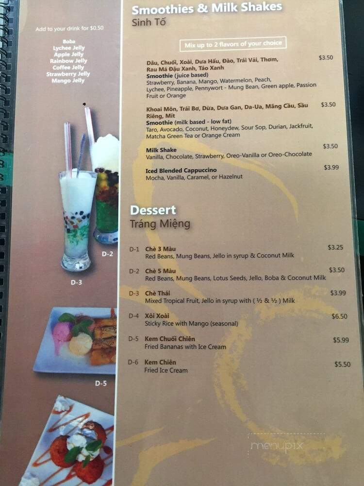 Pho Mai - San Bernardino, CA menu_pic