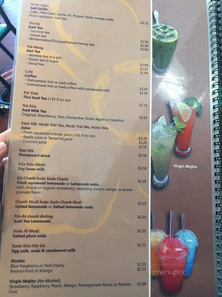 Pho Mai - San Bernardino, CA menu_pic