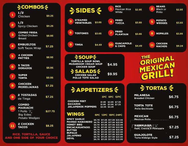 El Pollo Tote - Omaha, NE menu_pic