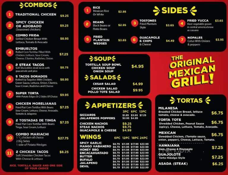 El Pollo Tote - Omaha, NE menu_pic