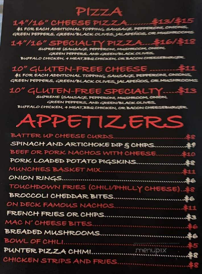 Big Time Sports Bar & Grill - Shawano, WI menu_pic