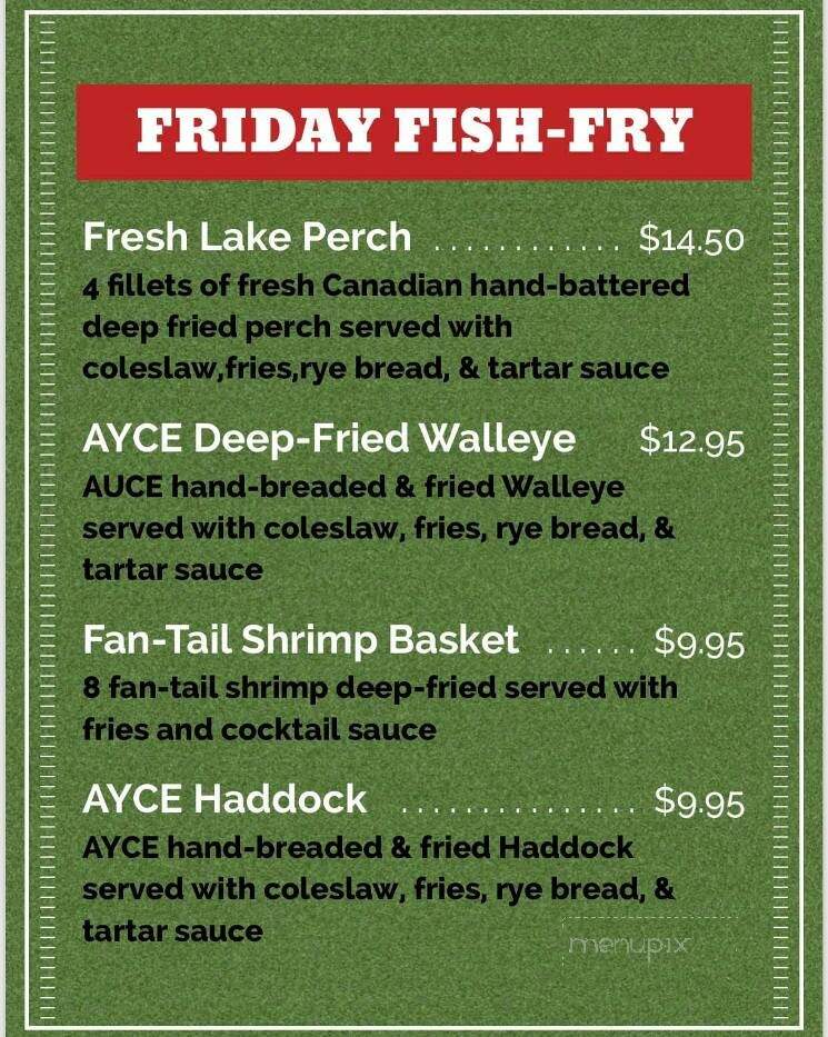Big Time Sports Bar & Grill - Shawano, WI menu_pic