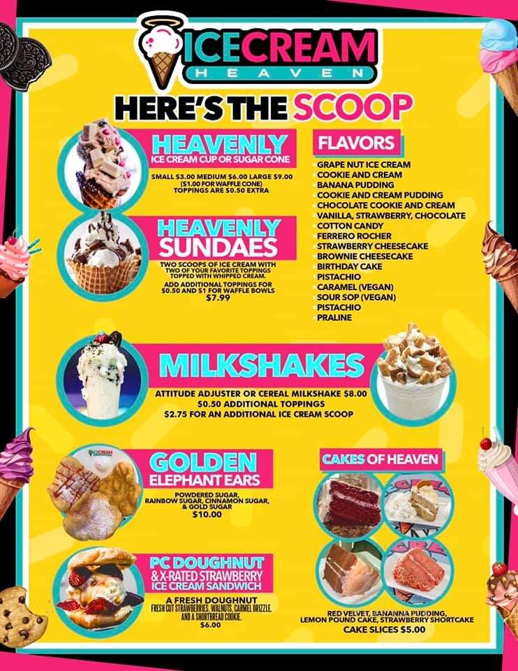 Ice Cream Heaven - Miami Gardens, FL menu_pic