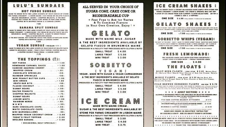 Lulu's Ice Cream - Rockland, ME