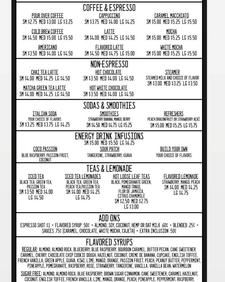 Grinding Grounds - Stockton, CA menu_pic