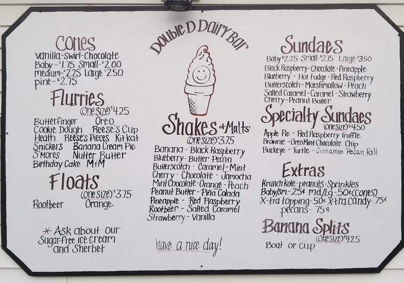 Double D Dairy Bar - Melrose, OH