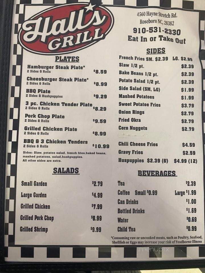 Hall's Grill - Roseboro, NC