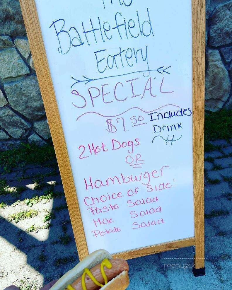 The Battlefield Eatery - Sackets Harbor, NY menu_pic