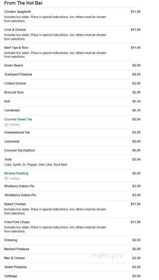 4J's Family Restaurant - Palestine, TX menu_pic
