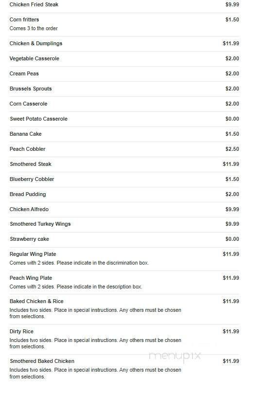4J's Family Restaurant - Palestine, TX menu_pic