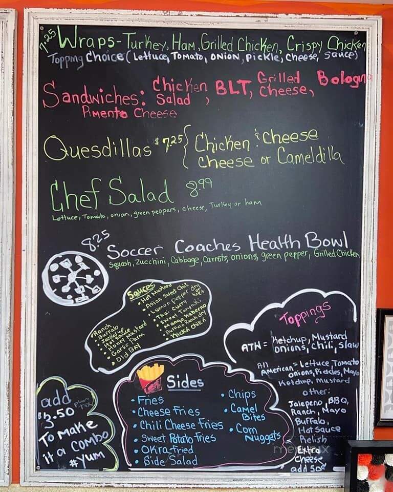Campus Grill - Lillington, NC menu_pic