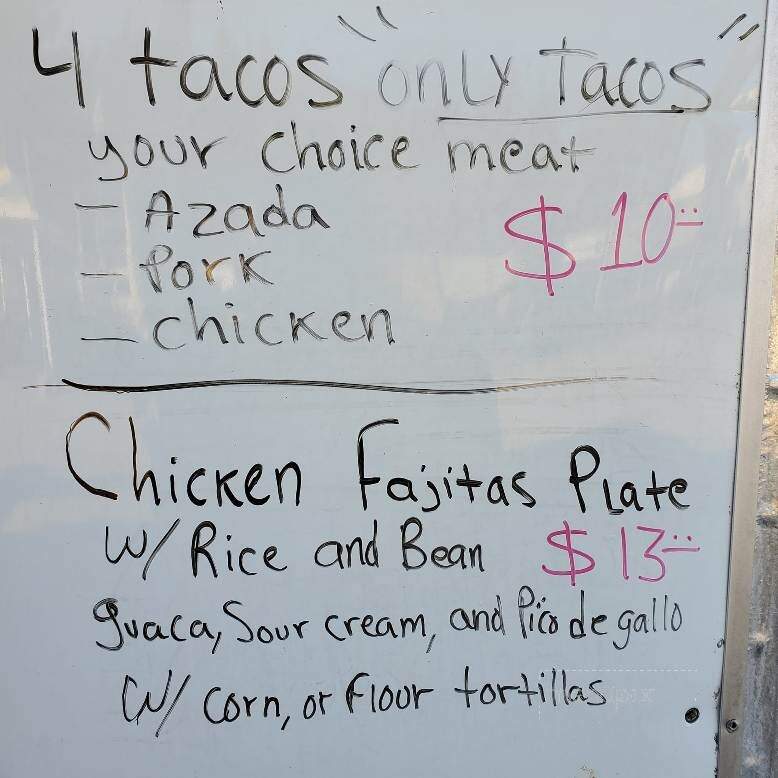 Corona's Mexican Food - Stevenson, WA menu_pic