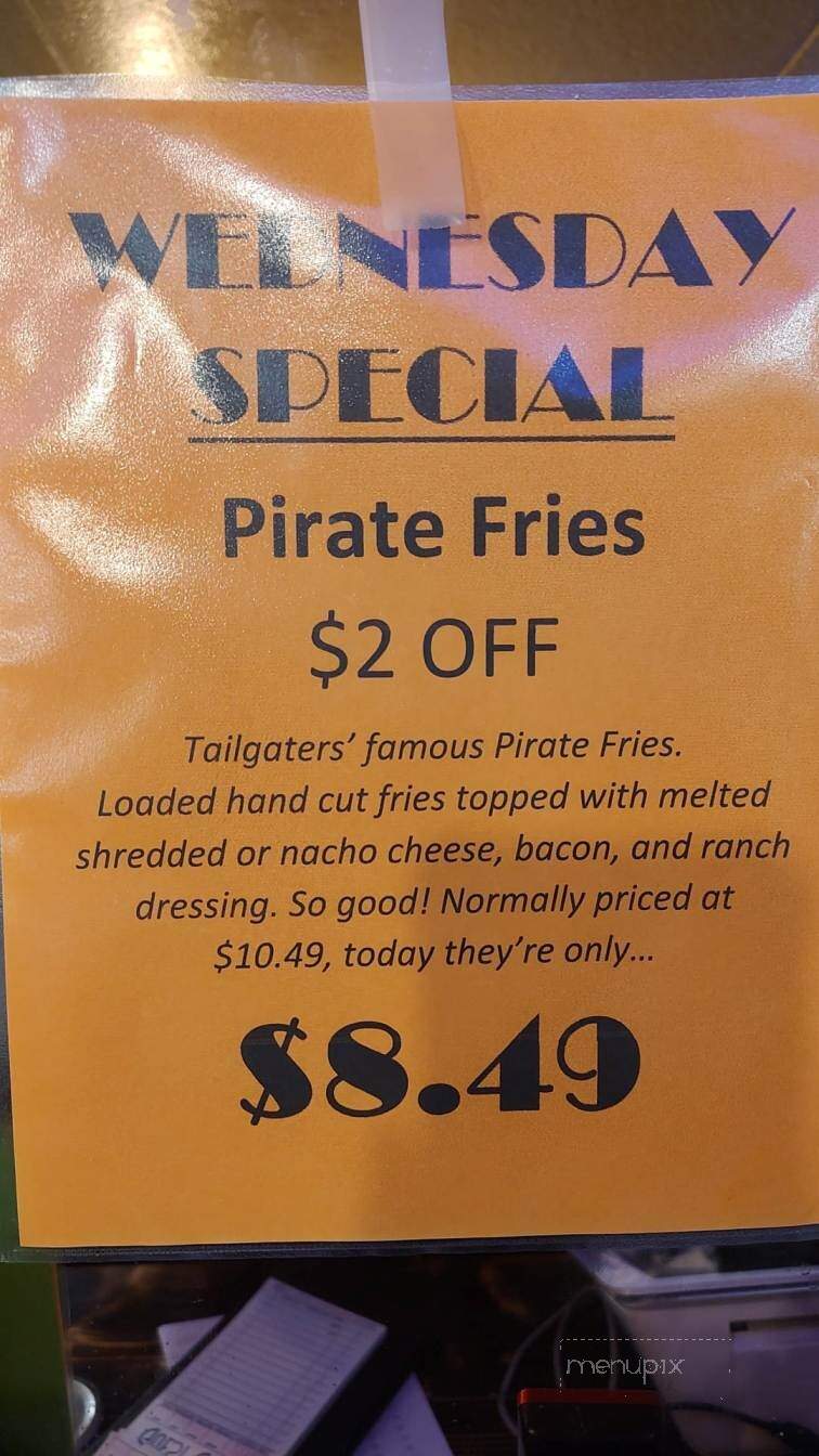 Tailgaters Sports Bar - Arco, ID menu_pic