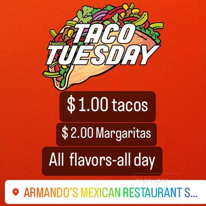 Armando's Mexican Restaurant - Saint George, SC menu_pic