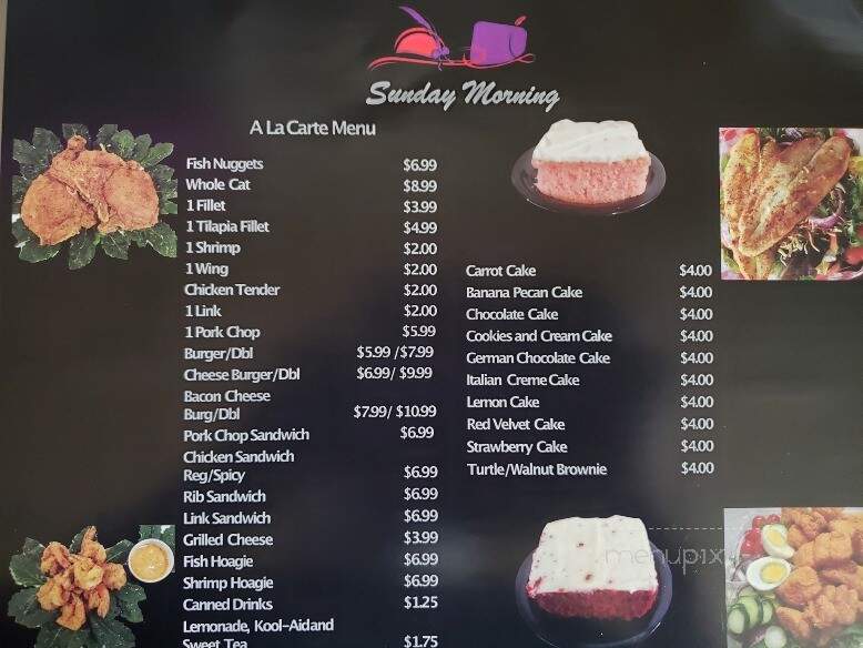 Sunday Morning - Mesquite, TX menu_pic