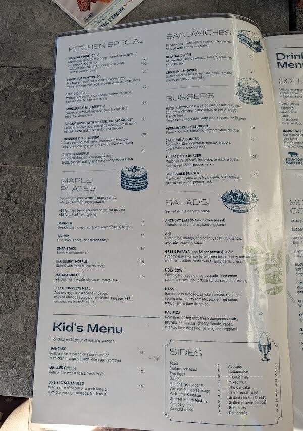 Sweet Maple - Palo Alto, CA menu_pic