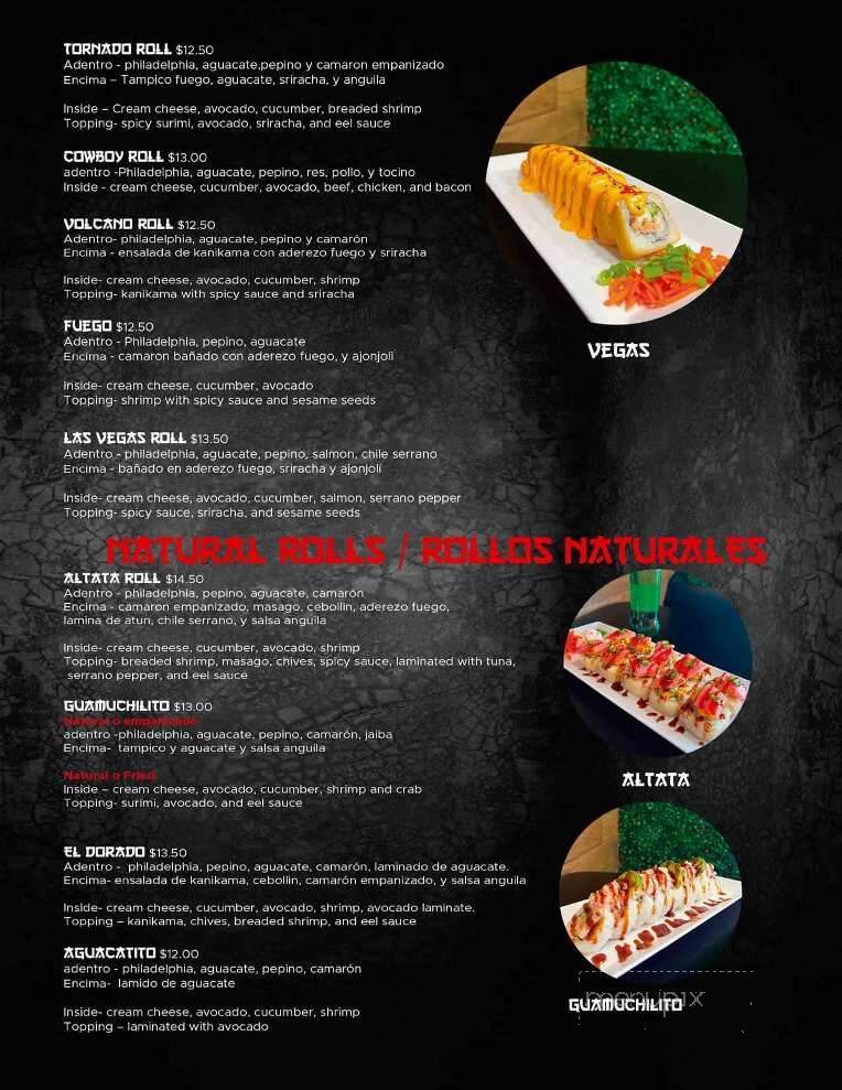 Sushi Gon - Casa Grande, AZ menu_pic