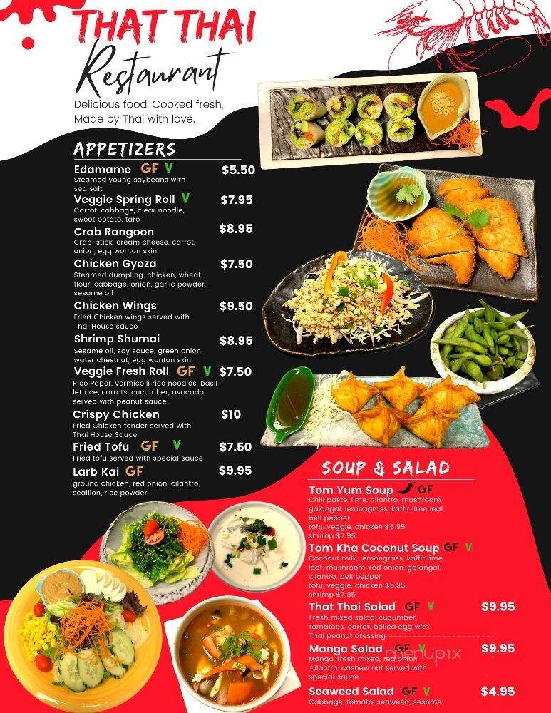 That Thai Restaurant - DeBary, FL menu_pic